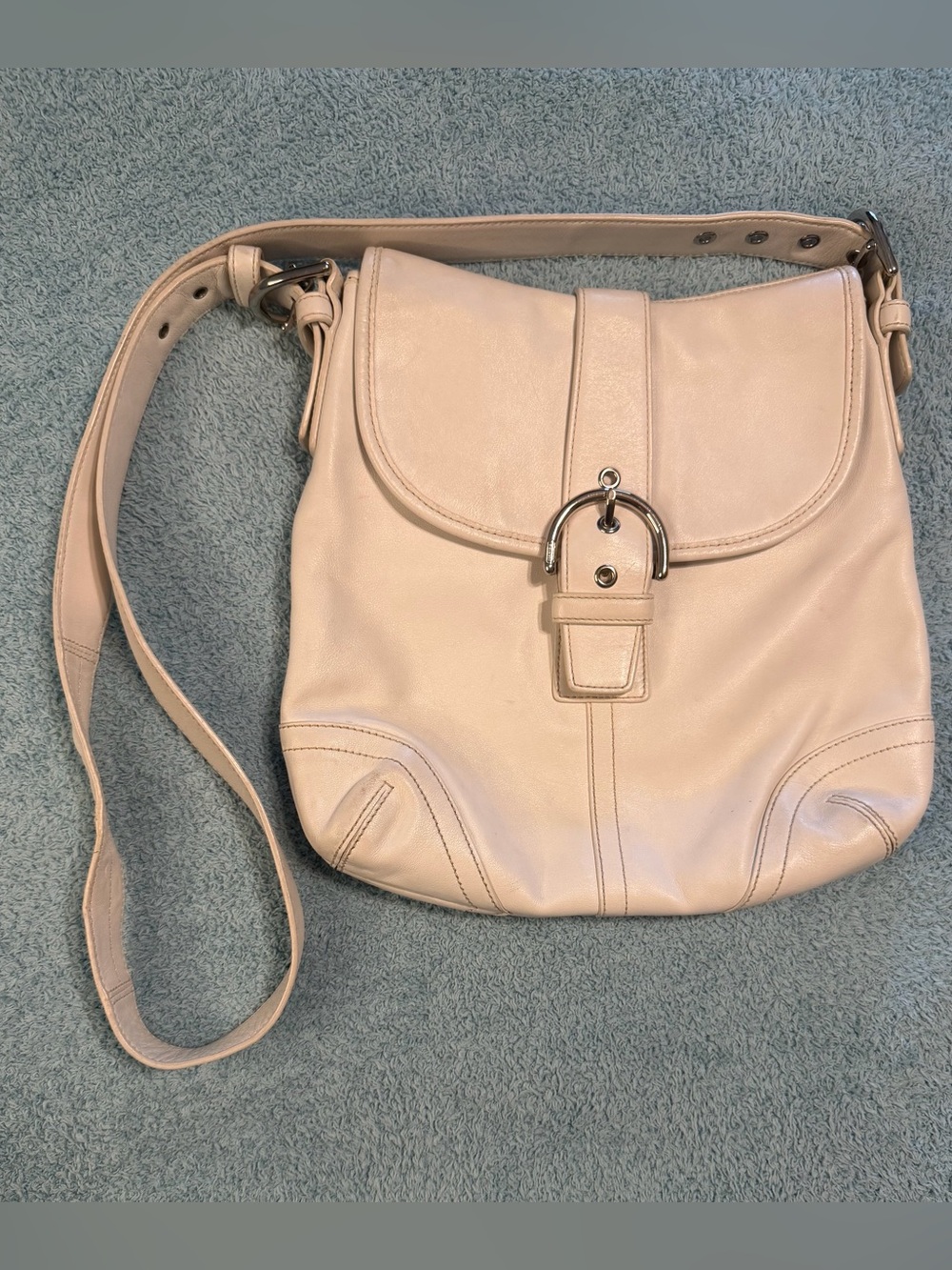 Vintage Coach 9480 Leather Soho Bag Satchel Shoulder Crossbody Buckle Y2K